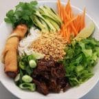 Best Grilled Pork & eggroll w/ Rice Noodle-Bun cha gio thit nuong in San Francisco, CA